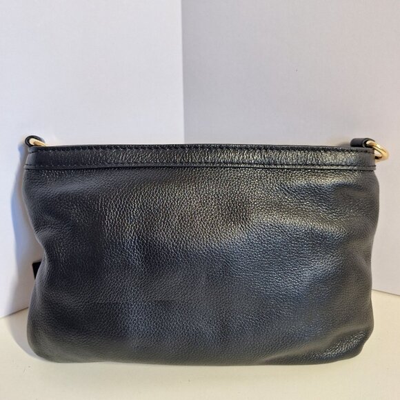 Disney Store Black Minnie Mouse Polka Dot Bow Lrather Gold Accents Dust Bag New - Picture 3 of 10